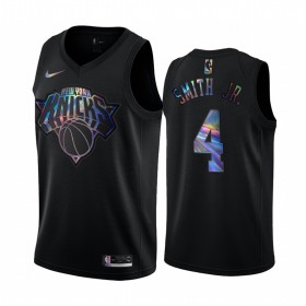 New York Knicks Dennis Smith Jr. 4 Iridescent HWC Collection Miesten Pelipaidat Swingman
